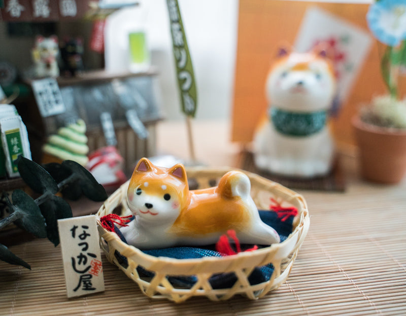 Cute Shiba Dogs Figure