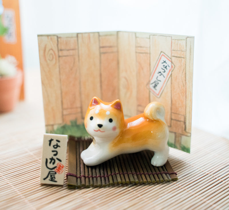 Cute Shiba Dogs Figure