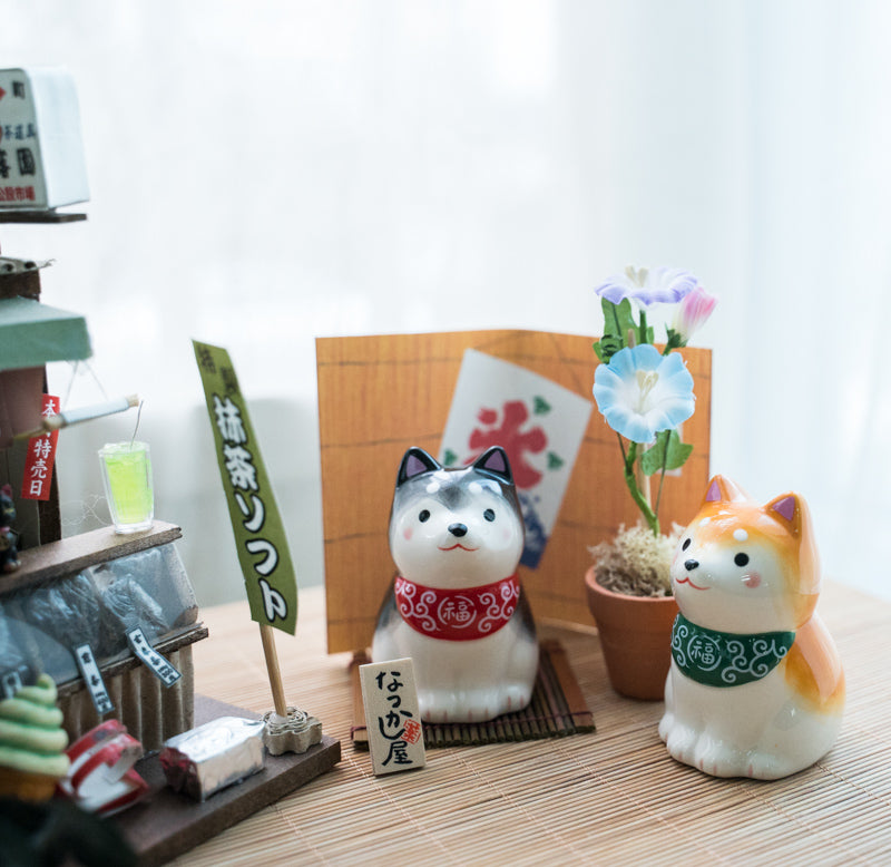 Cute Shiba Dogs Figure