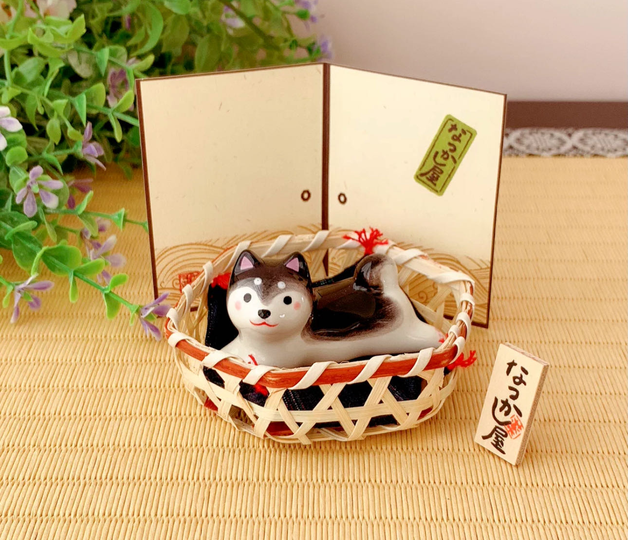 Cute Shiba Dogs Figure