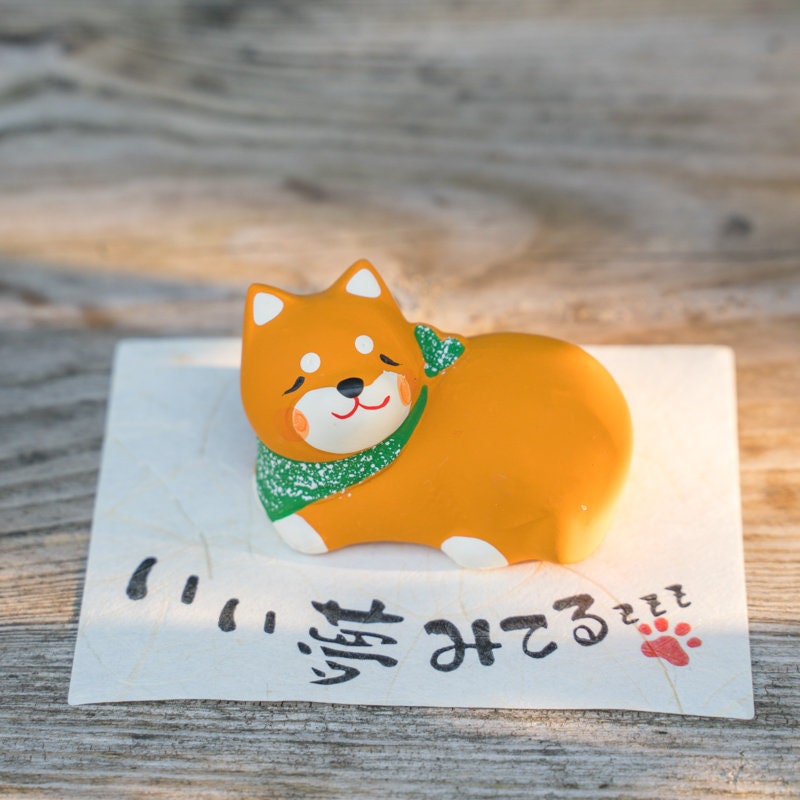 Japanese Kawaii Shiba Inu Figurines