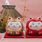 Cute Lucky Cat Figurine & Piggy Bank