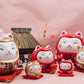 Cute Lucky Cat Figurine & Piggy Bank