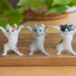 6st Generation-Miniature Standing Cat For Holding Pen Or Earphone Figurine