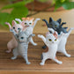 6st Generation-Miniature Standing Cat For Holding Pen Or Earphone Figurine