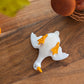 Miniature Sleeping Duck Figurine