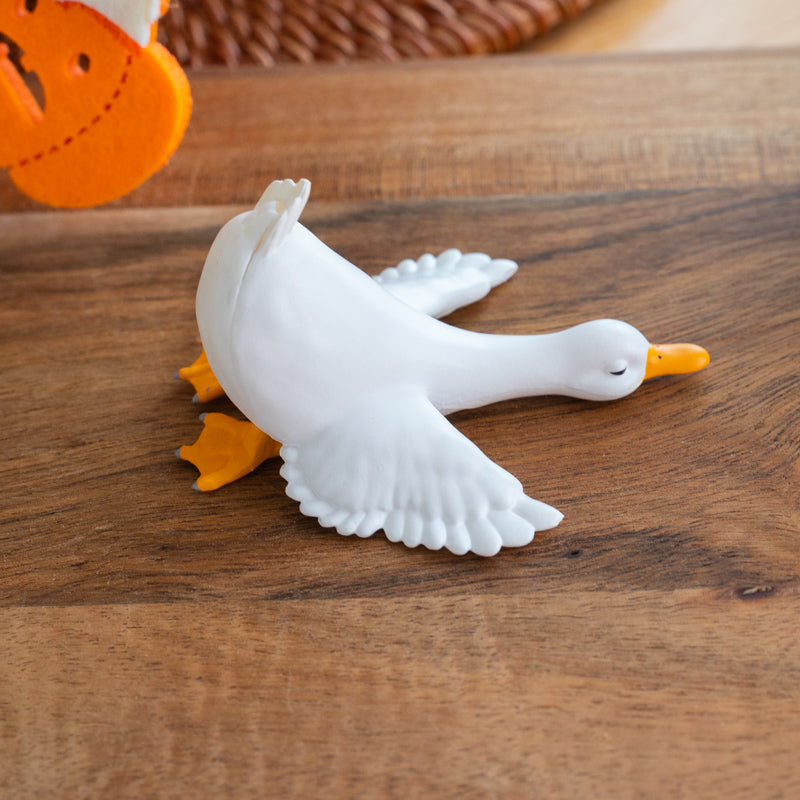 Miniature Sleeping Duck Figurine