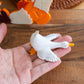 Miniature Sleeping Duck Figurine