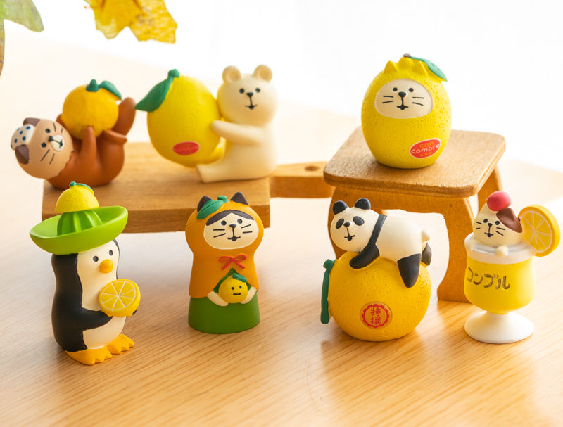 Cute Lemon Animal Figurine