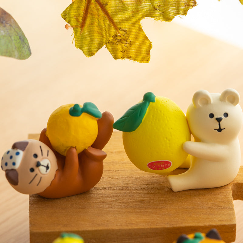 Cute Lemon Animal Figurine