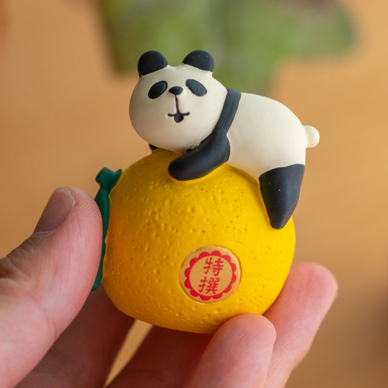 Cute Lemon Animal Figurine