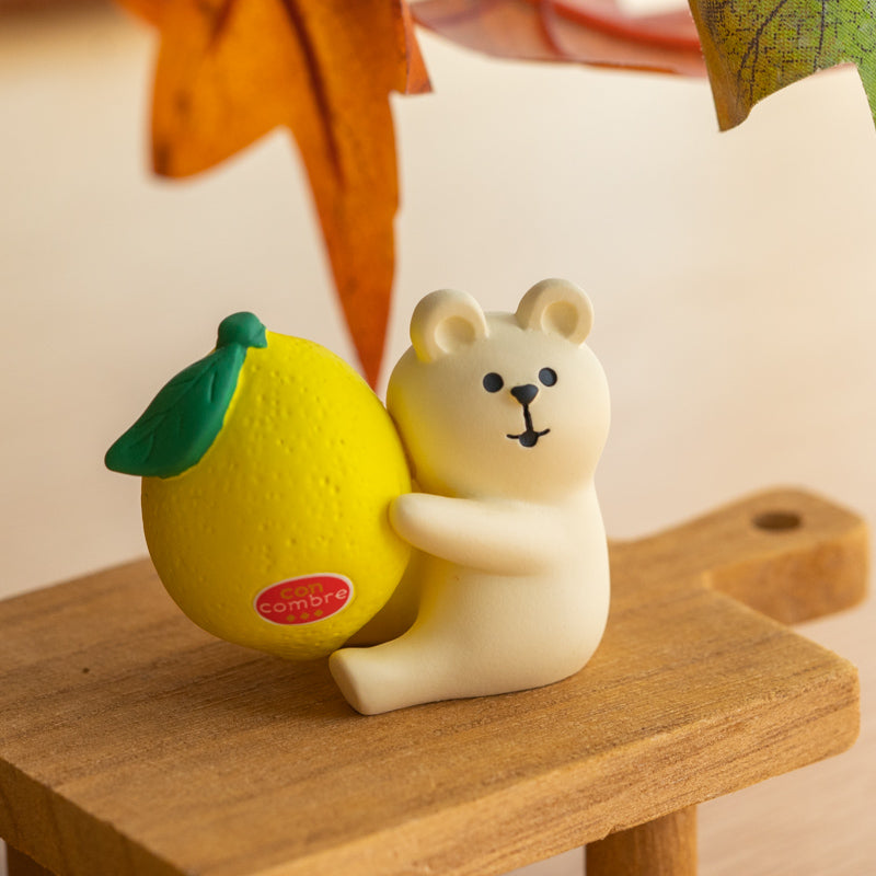 Cute Lemon Animal Figurine