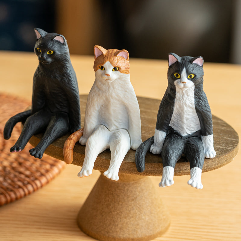 Cute Sitting Cat Figurine