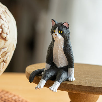 Cute Sitting Cat Figurine