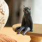 Cute Sitting Cat Figurine