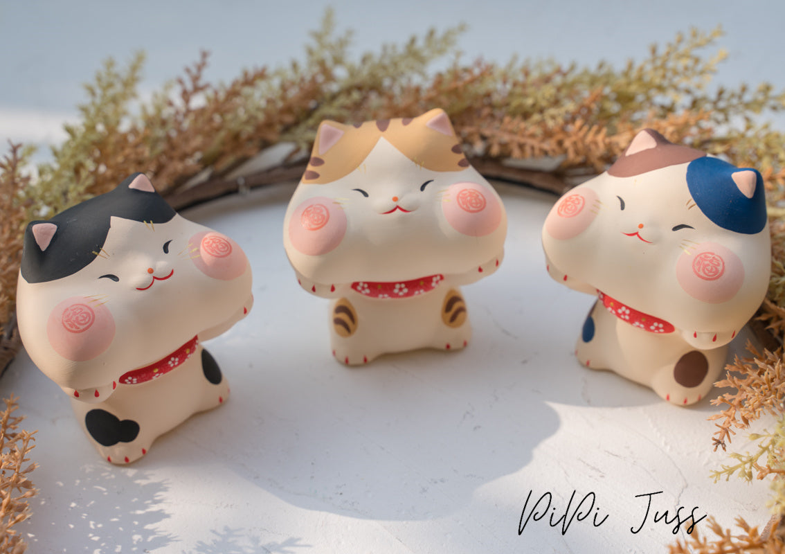 Cute Cat Figurine