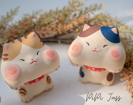 Cute Cat Figurine