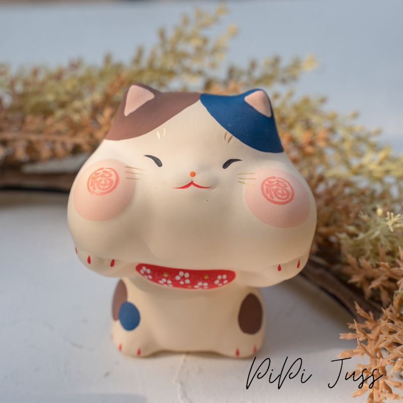 Cute Cat Figurine