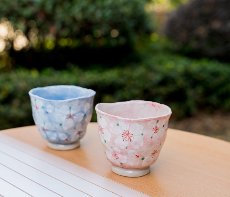 Japanese Ceramic Sakura Tea Cup