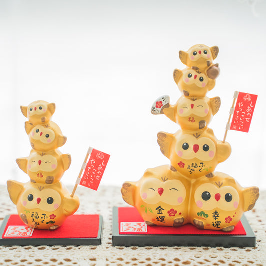 Kawaii Owl Figurines