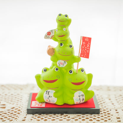 Kawaii Frog Figurine