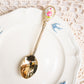 Vintage Style Gilding Dessert Spoon & Fork