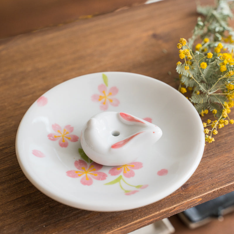 Cute Rabbit Incense Stick Holder