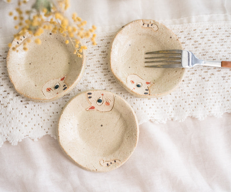 Kawaii Cat Plates