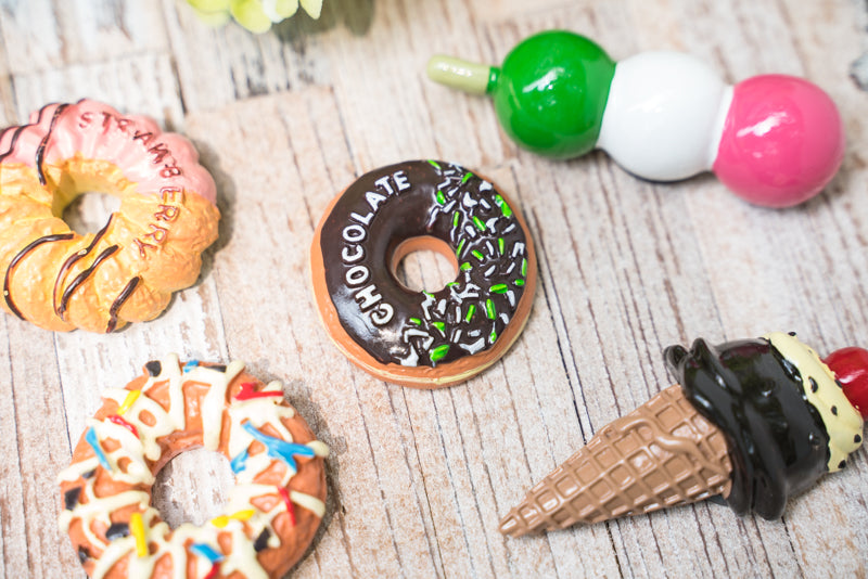 Set of 6 Cute Ice Cream & Donut Refrigerator Magnet