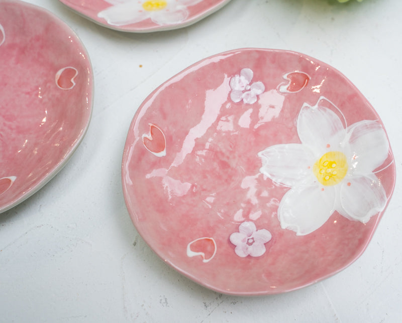 Pink Sakura Plates