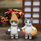 Cute Mofusand Fried Shrimp Cat Figurine