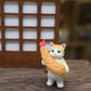 Cute Mofusand Fried Shrimp Cat Figurine