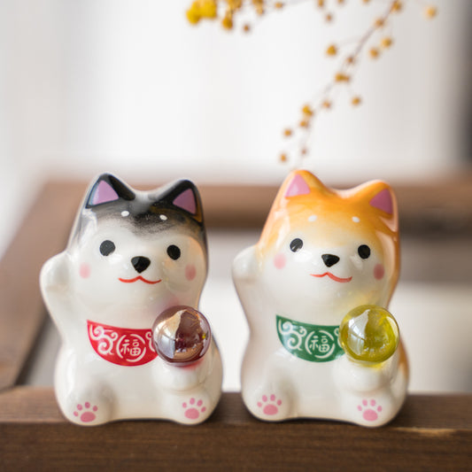 Adorable Shiba Inu Figurine