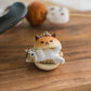 Cute Miniature Mofusand Hamburger Kitten Figurine