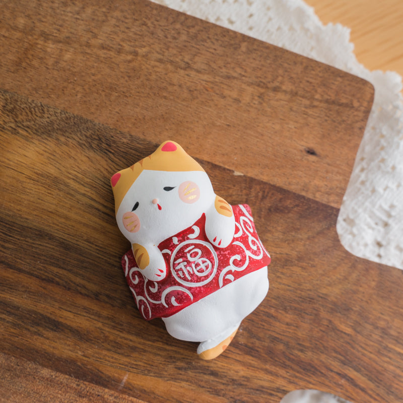 Kawaii Sleeping Cat Figure