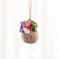 Cute Succulent Car Crochet Plant Decor