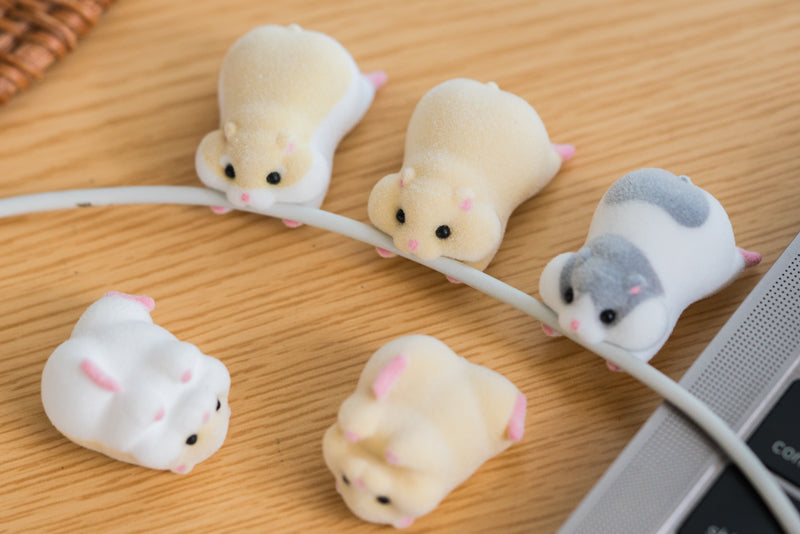 Cute Hamster Cable Holder