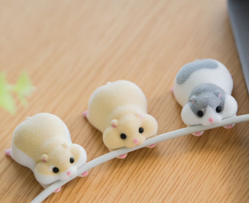 Cute Hamster Cable Holder