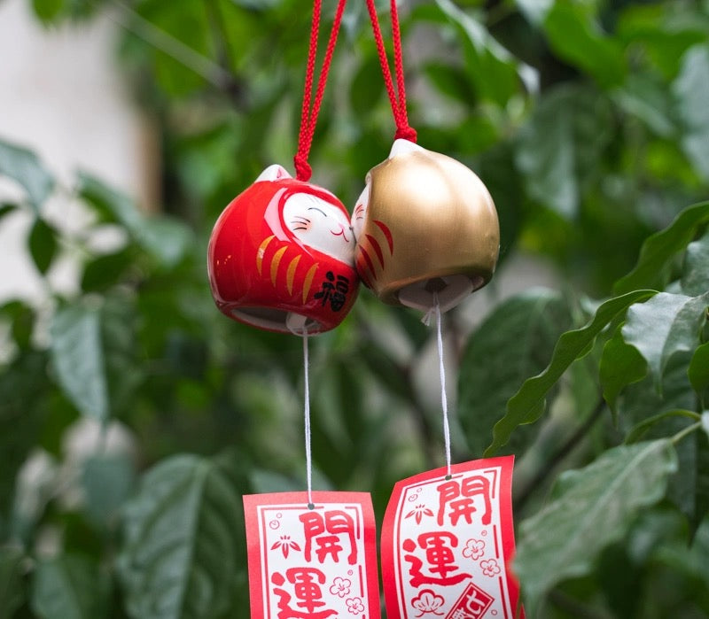 Japanese Lucky Cat Wind Chimes