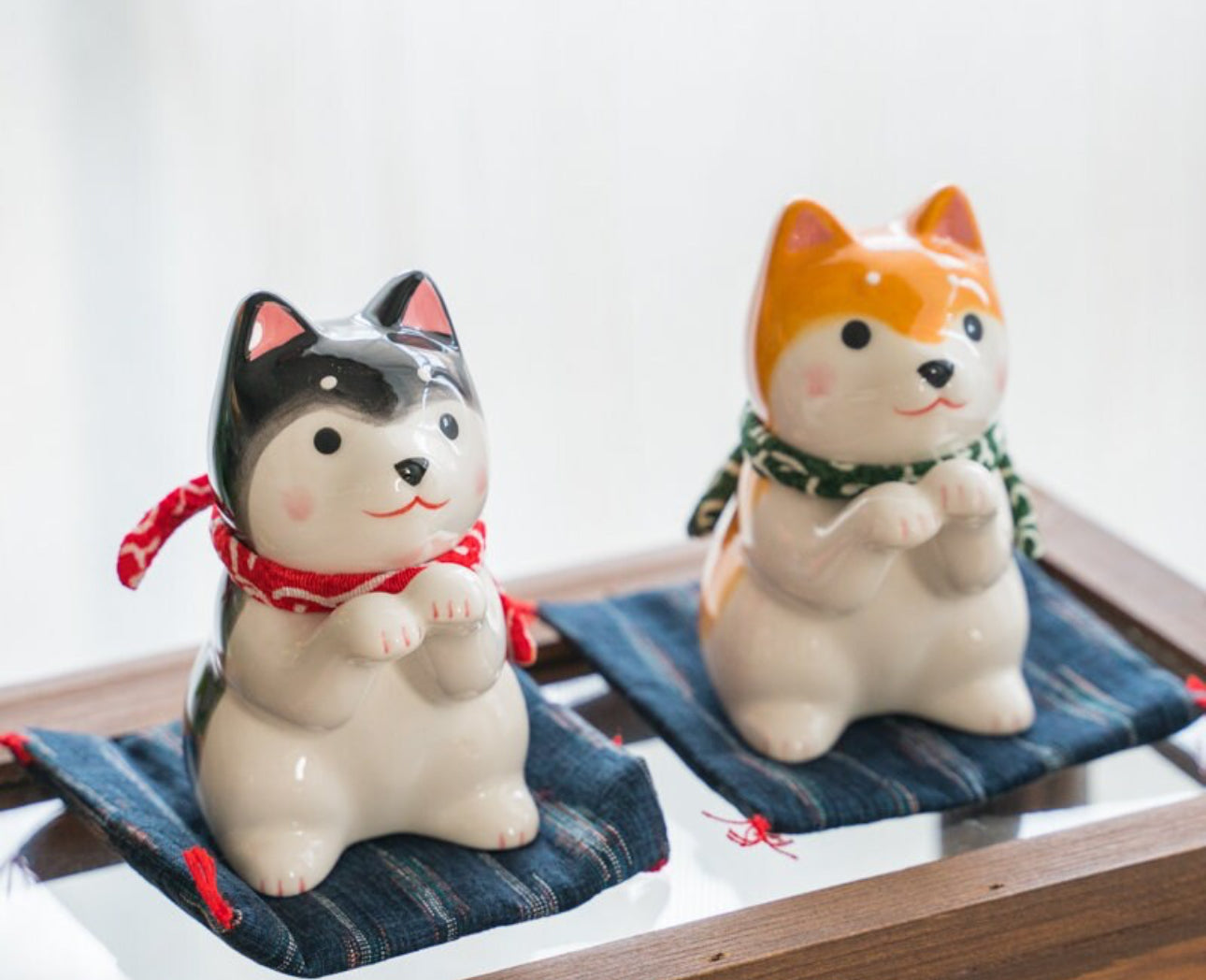 Cute Shiba Inu Dogs Figure