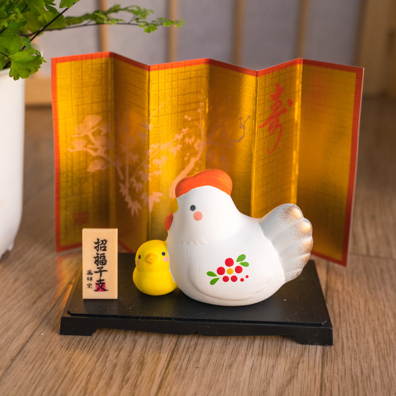 Cute Rooster Figurine