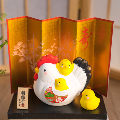 Cute Rooster Figurine