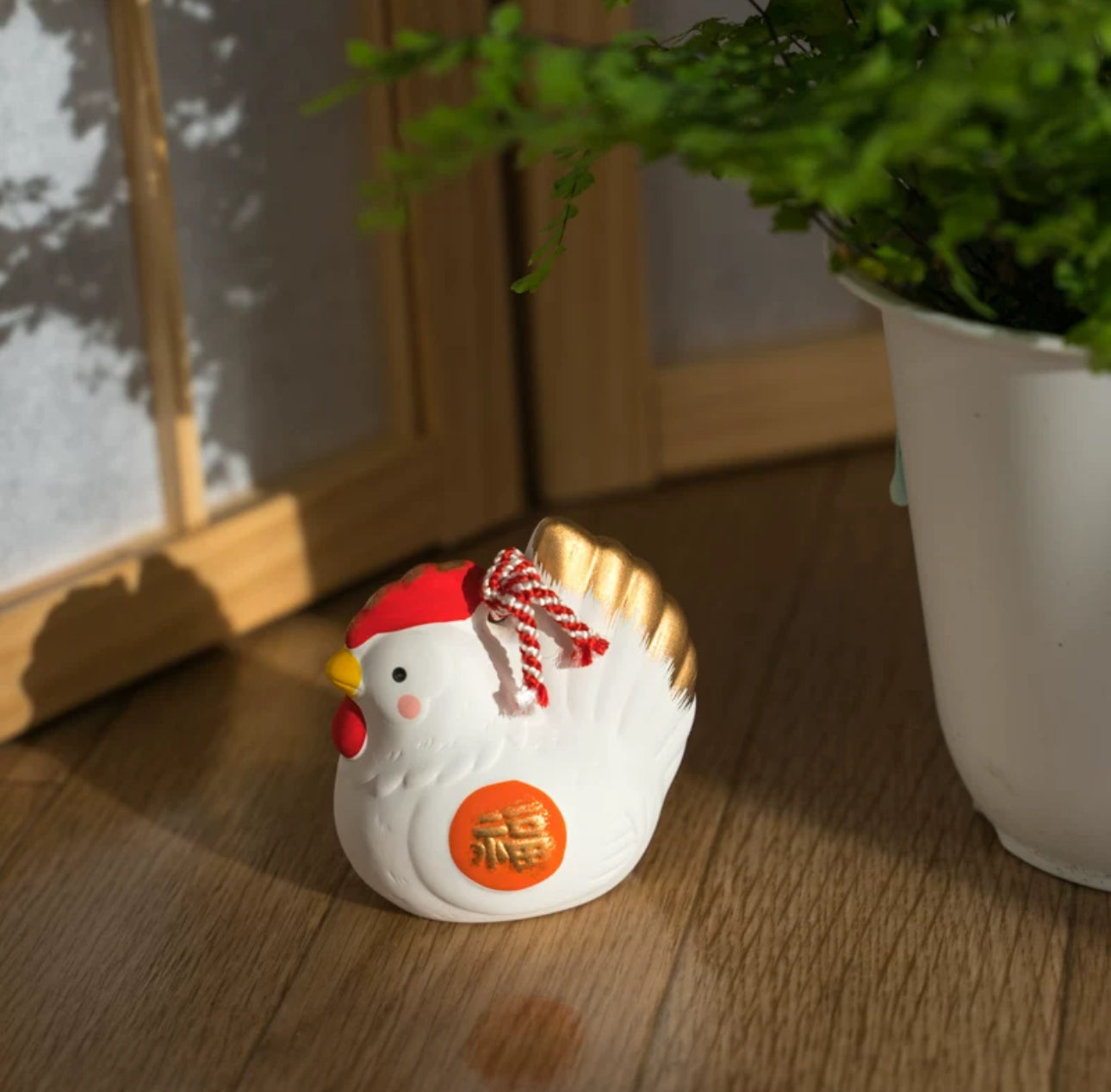 Cute Rooster Figurine