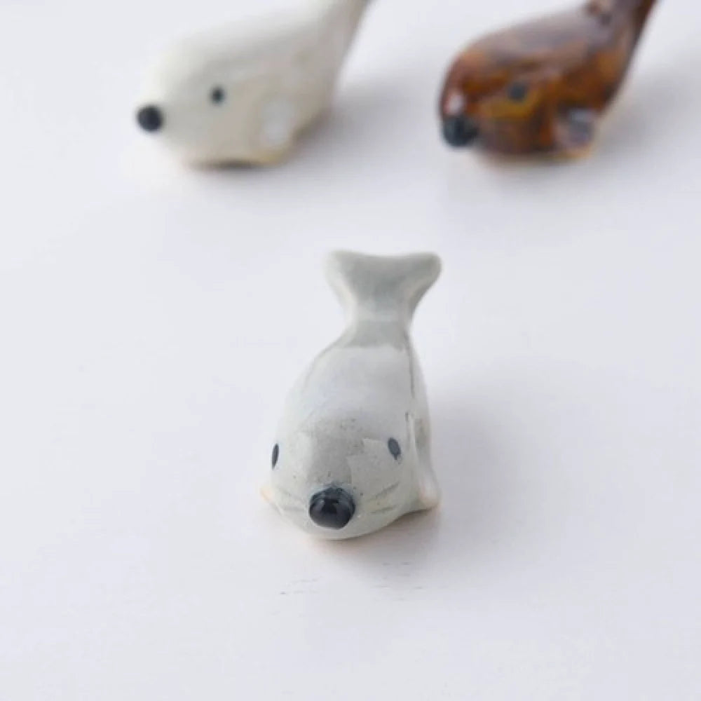 Cute  Seal And Whale Spoon Holder