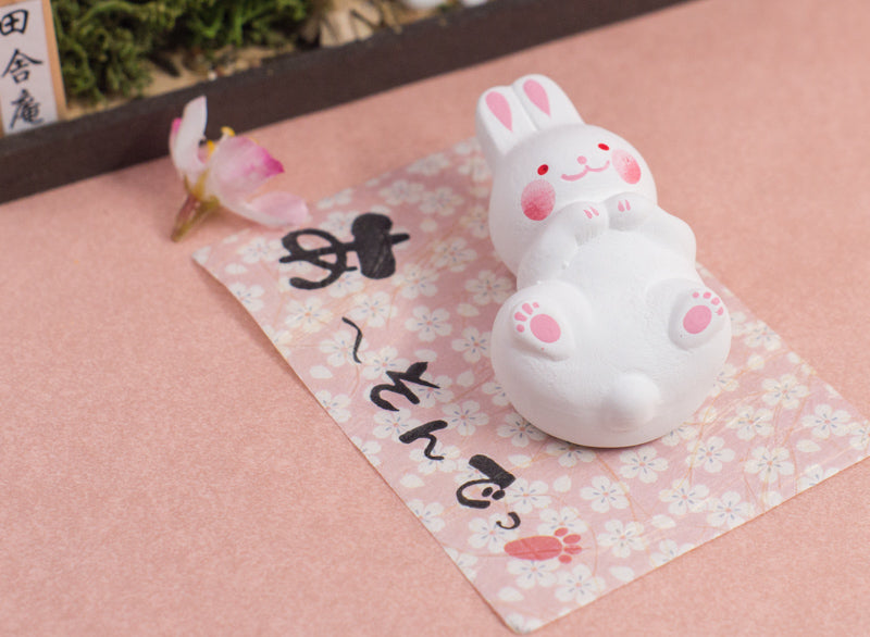 Japanese Cute Rabbit Figurines