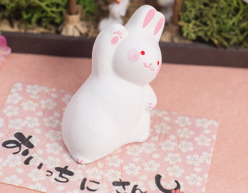 Japanese Cute Rabbit Figurines