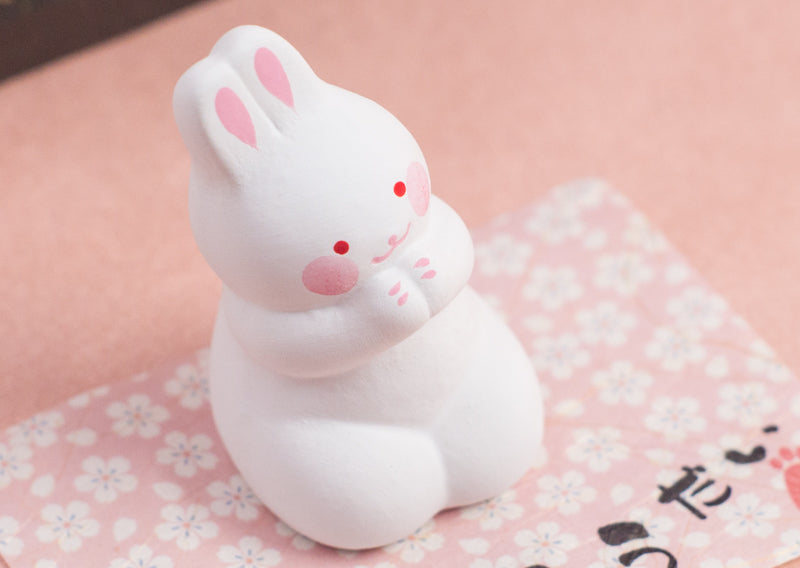 Japanese Cute Rabbit Figurines