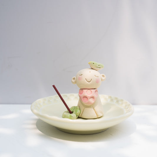 Japanese Cute Little Men Stick Incense Holder