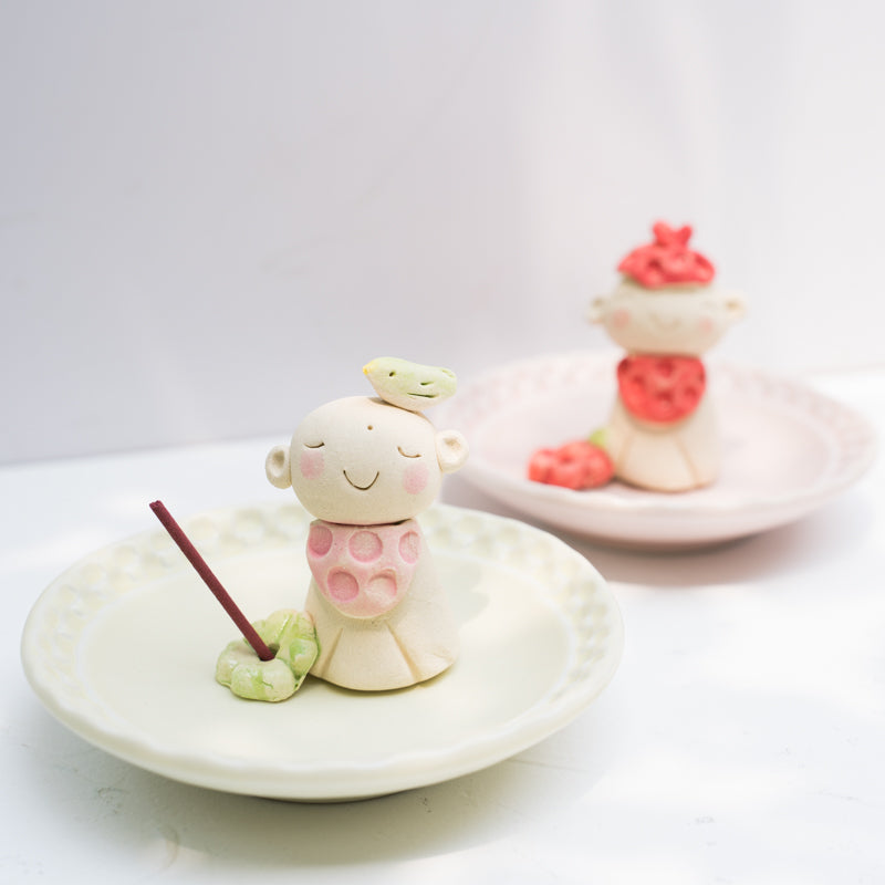 Japanese Cute Little Men Stick Incense Holder