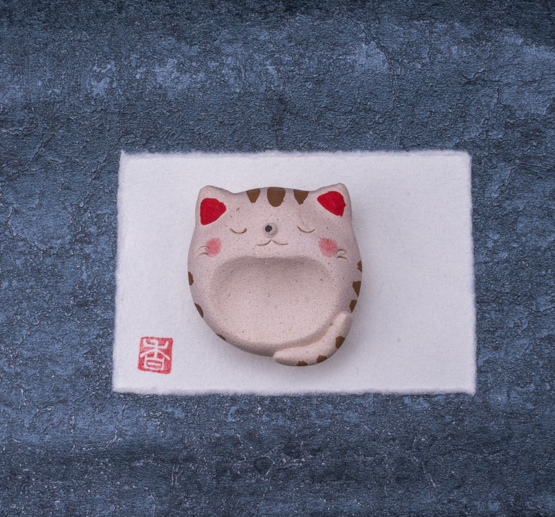 Cute Sleeping Cat Stone Diffuser